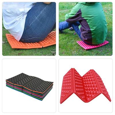 4 Bölgeli Kamp Katlanır Mat Köpük Ped Nem Geçirmez Elastiklik Yastık Seyahat Yürüyüş Piknik Kir Önleyici Koltuk Açık Hava Aracı