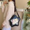 Five-Pointed Star Crossbody Bag Fashion Multi-function Shoulder Bag Colorful Cute Kawaii Sweet Chic Girls Y2K Personality Bags