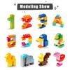 500g/bag DIY Big Size Creative Building Blocks Set Colorful Classic Basic Compatible With Duplo Kid Educational Toy For Children
