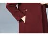 Women's Plus Size Mid-Length Wool Coat - Double-Sided, Fashionable Autumn/Winter Outerwear for Middle-Aged and Elderly