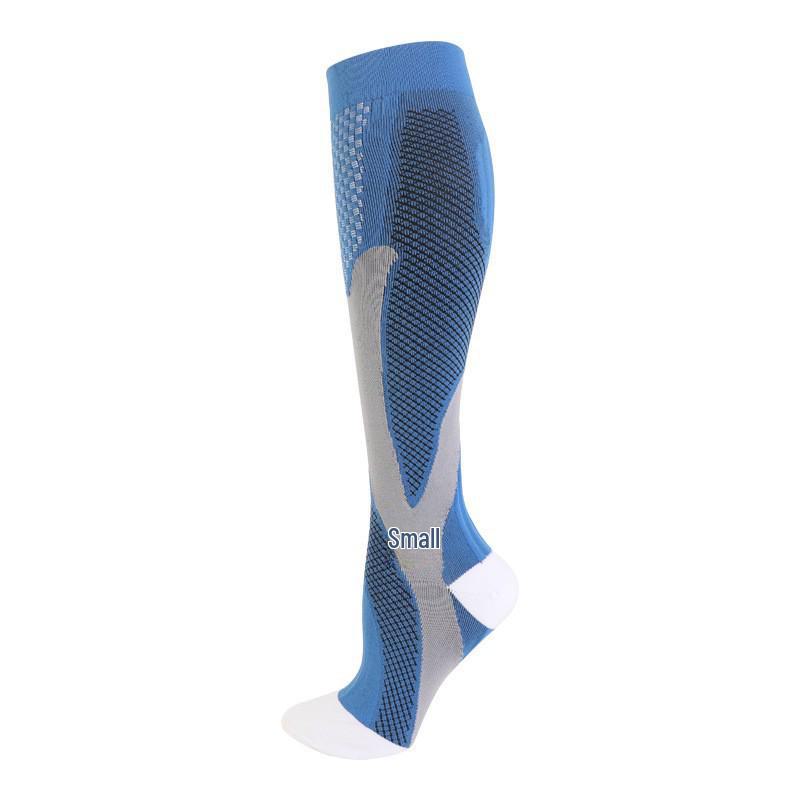 Breathable Compression Running & Aerobics Socks: Sweat-Absorbent, Gradient Pressure Calf Socks