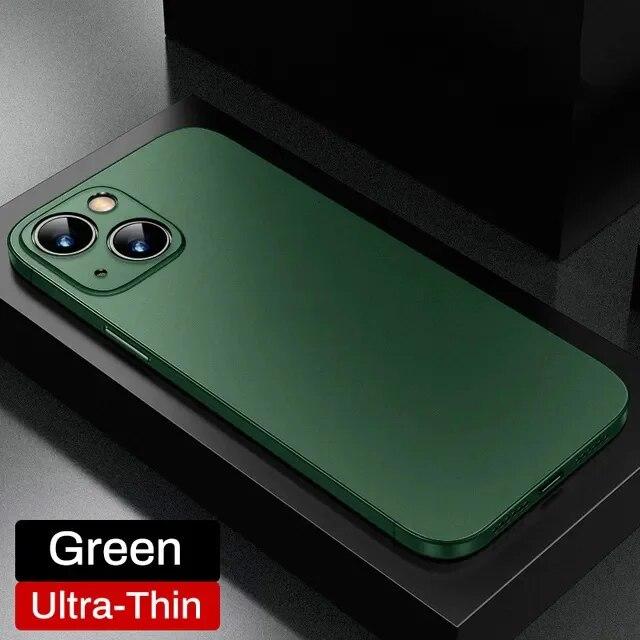 Ultra Thin Soft PP Case For iPhone 15 14 13 12 Mini 11 Pro X XR XS Max 7 8 Plus SE2 Matte Hard Back Translucent Clear Slim Cover