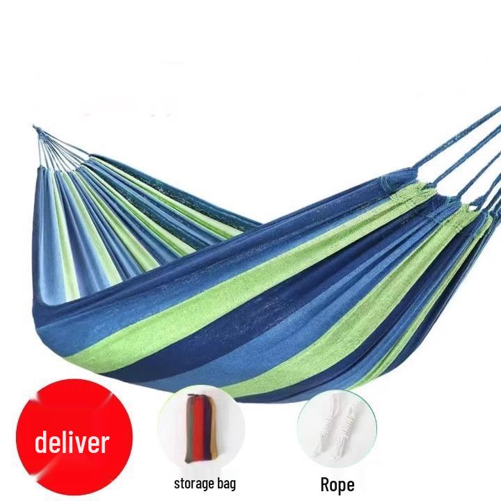 Adult Anti-rollover Thickened Hammock Chair – Indoor/Outdoor Rocking Bed for Courtyard and Dormitory Use