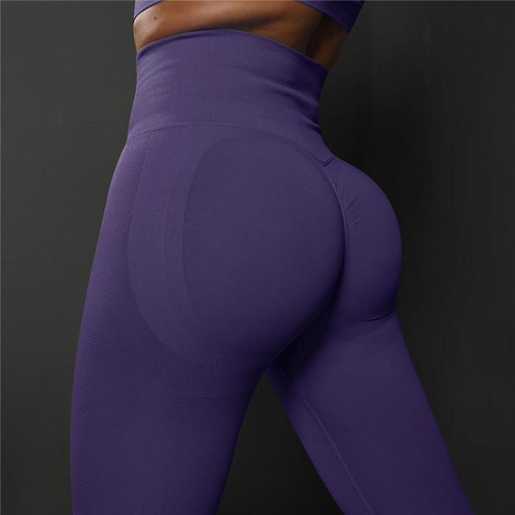 Nessaj Seamless High Waist Yoga Tights Women Scrunch Butt Workout Leggings Gym Fitness Slim Pants