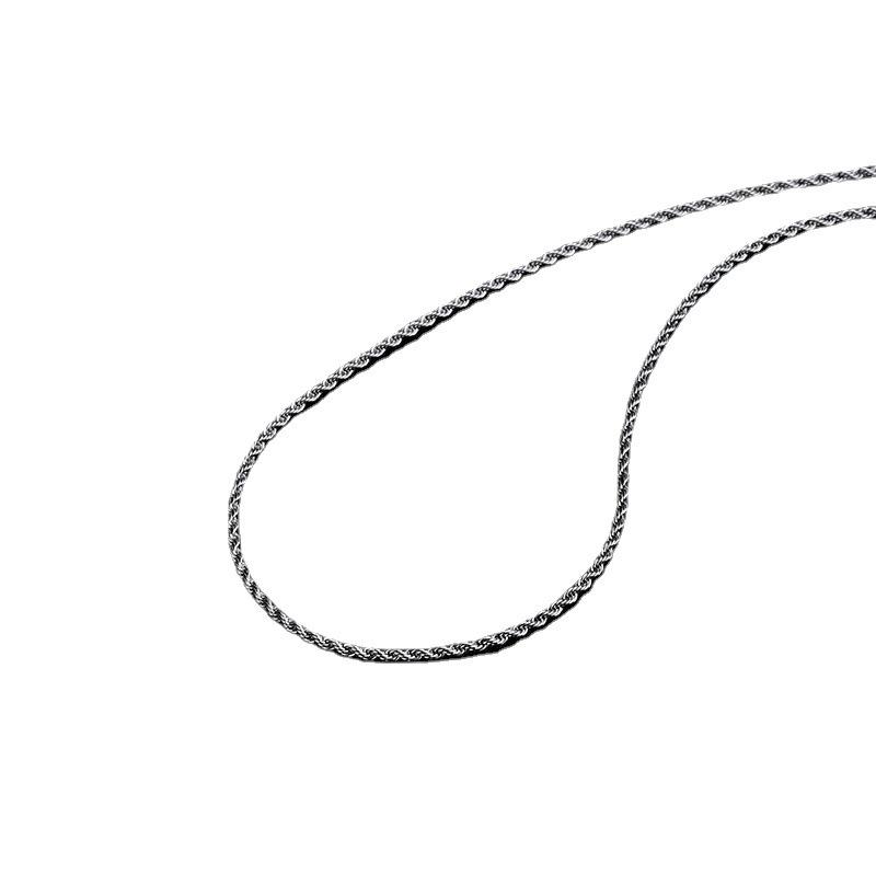 Boys' Hip-Hop Titanium Steel Clavicle Necklace - Trendy, Simple, No Fade, Versatile