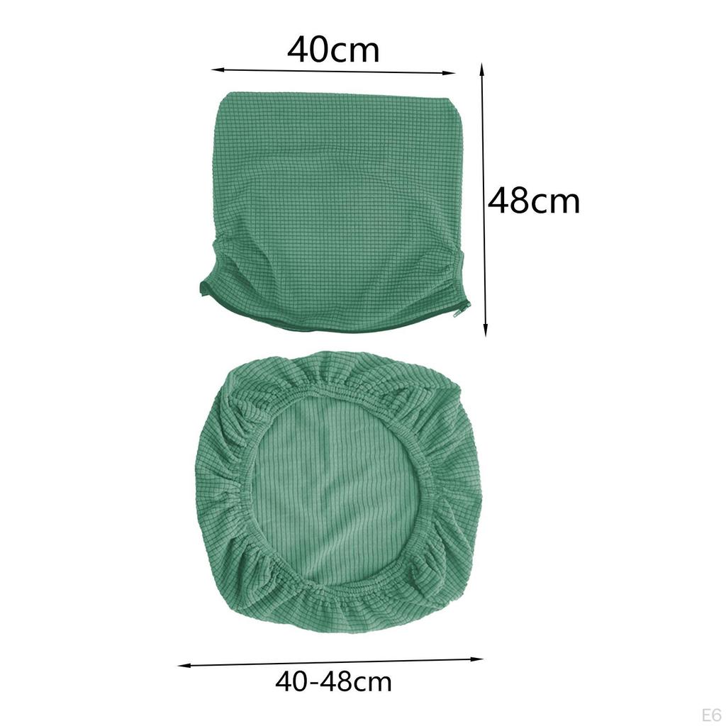 Chair Cover, Dining Stretchable Back Office Seat Protector