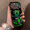 Game M-ine-c-crafts Phone Case For IPhone17 Air 16 15 14 Plus 13 12 11 Pro XS Max Silver Black Bumper Case