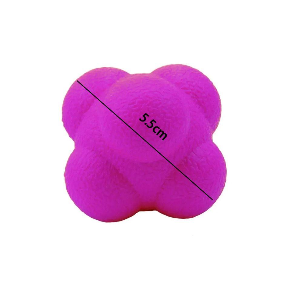 5.5cm Hexagon Reaction Ball Improve Hand Eye Coordination Elasticity Ball