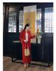 Winter 2026 Red High-End Double-Sided Wool Coat and Skirt Suit for Women, Chinese Style - NY033.