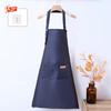 1 Stück Wasserdichte Ölbeständige Schürze mit Tasche Polycotton Fleckenabweisend Mode Küche Hausarbeit Restaurant Bar Geschäft Cafés Schürzen
