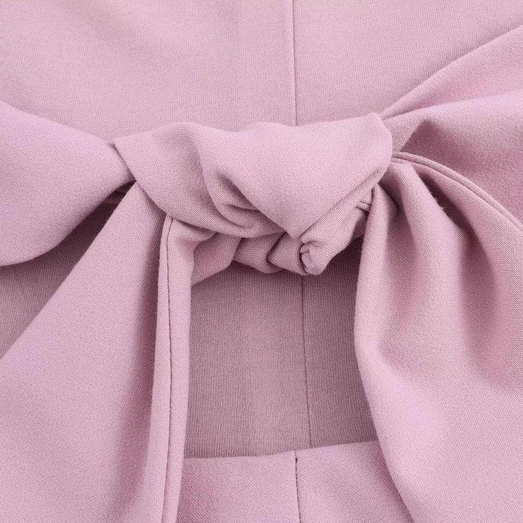 Frühling 2025 Damen Ärmellose Weste mit Schleife am Rücken - Schlank, Süß und Elegant