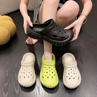 Unisex Odor-Resistant Non-Slip Closed-Toe Sandals - Soft Dual-Use Beach Shoes, Plus Size Available