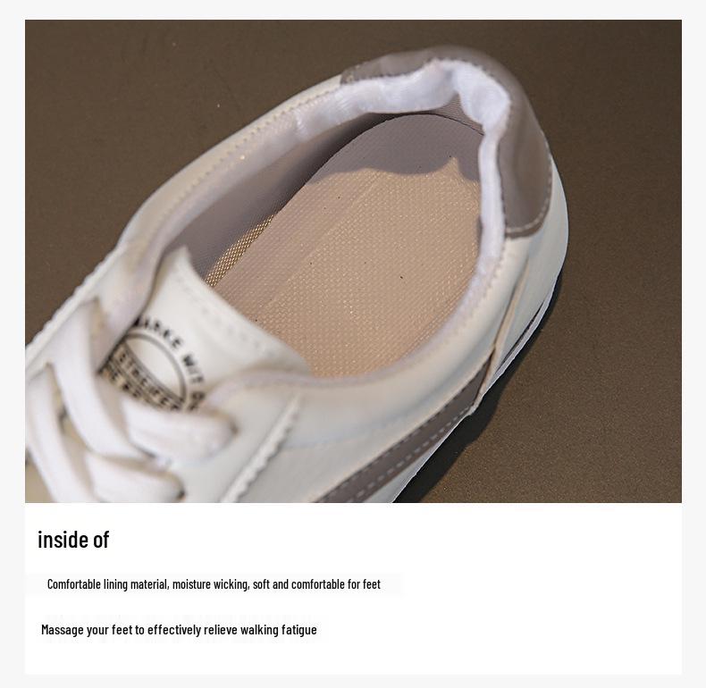 Forrest Gump Women's 2025 Lightweight Breathable Leather Running Shoes - Versatile & Soft Sole for Summer.