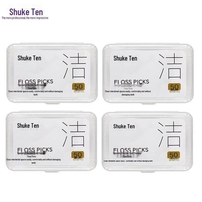 Shuke Professional Dental Floss Picks, 200 Count