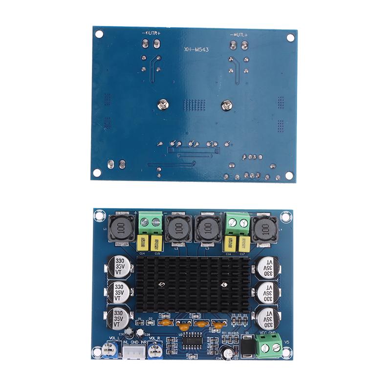 Chip Tpa3116 D2 Xh-M543 12V 24V 120W*2 Dual Channel Digital Power Audio Amplifier Board 120W X2 Tpa3116D2