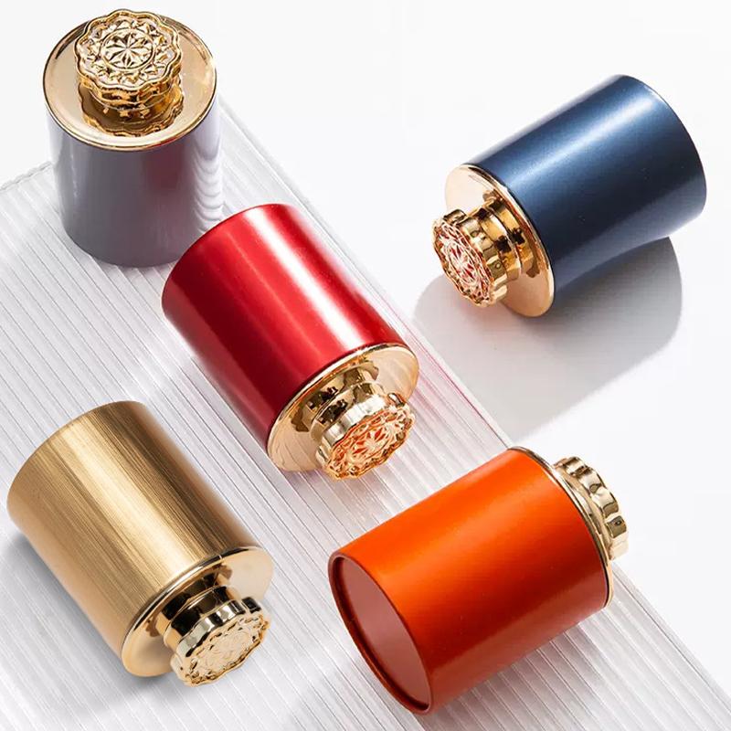 1Pc Creative Mini Empty Tea Tin Can Household Tea Sealed Jar Portable Travel Small Tea Box Metal Storage Can
