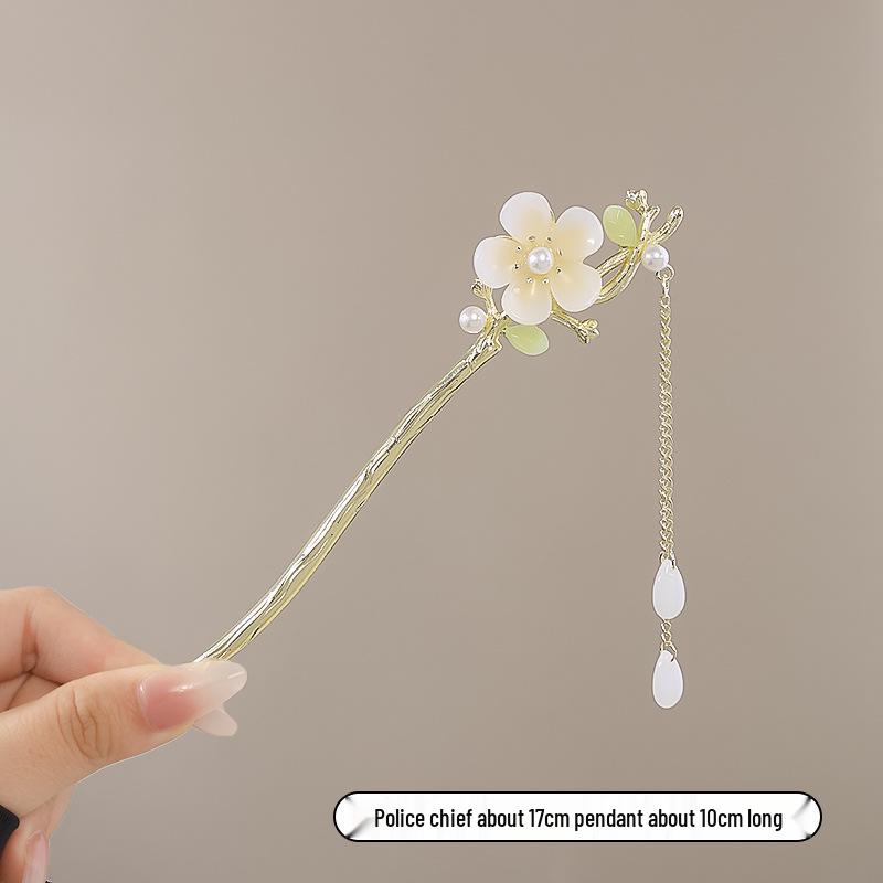 Vintage Chinese Style Hairpin for Updos - Elegant Retro Hair Stick with Tassel for Qipao