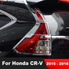 For Honda CRV CR-V 2015 2016 Chrome Car Rear Tail Light Lamp Cover Trim Taillight Taillamp Frame Garnish Trims Accessories