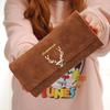 2024 New Fashion Deer Head Women's Long Wallet Trendy Cool PU Matte 3 Fold Billfold Multi Card Female Clutch Money Bag Change Pocket Girl Holiay Gifts