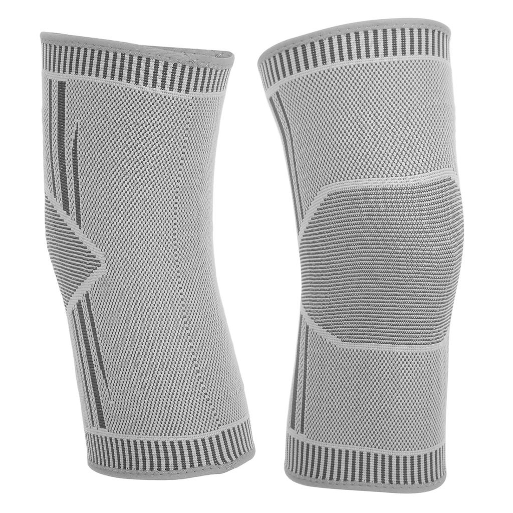 1 Pair Knee Support Sleeve Double Sided Heat Up and Prevent Cold Graphene Knee Pads for Knee Protection L