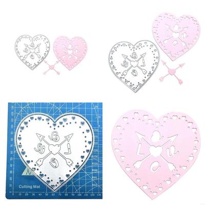 Delicate Love Heart Metal Cutting Die for DIY Paper Art Crafts Photo Album Decor X3UC