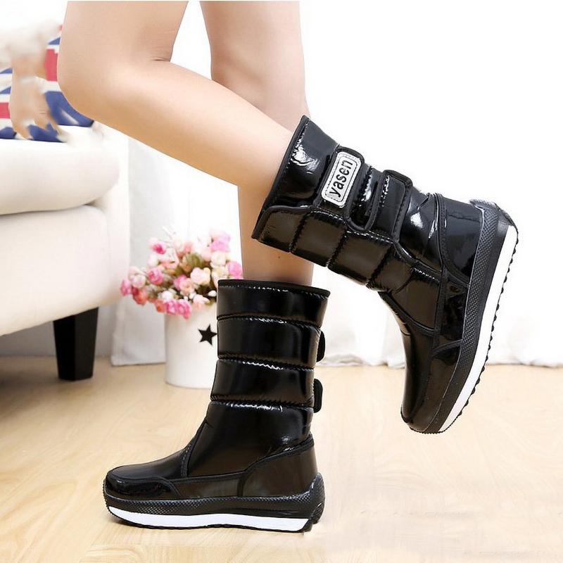 Shoes Winter Keep Warm Women's Mid Tube Lightweight Non Slip Snow Boots
