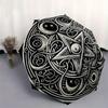 "Enchanted Pentagram: Mystical Symbol Wall Art"Umbrella, Portable 3-Fold Compact Umbrella for Men & Women ES48