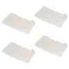 4Pcs Microfiber Mop Pads Replacement Steaming Mop Pads for Shark S3901 S3500 S3501