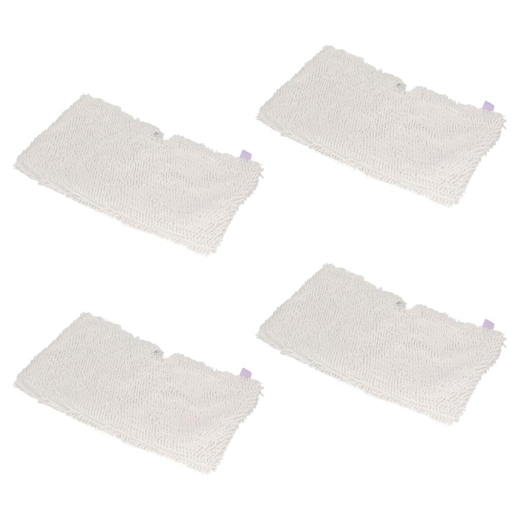 4Pcs Microfiber Mop Pads Replacement Steaming Mop Pads for Shark S3901 S3500 S3501