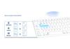 Silent Wireless Bluetooth Keyboard for iPad and Samsung S8 Tablets