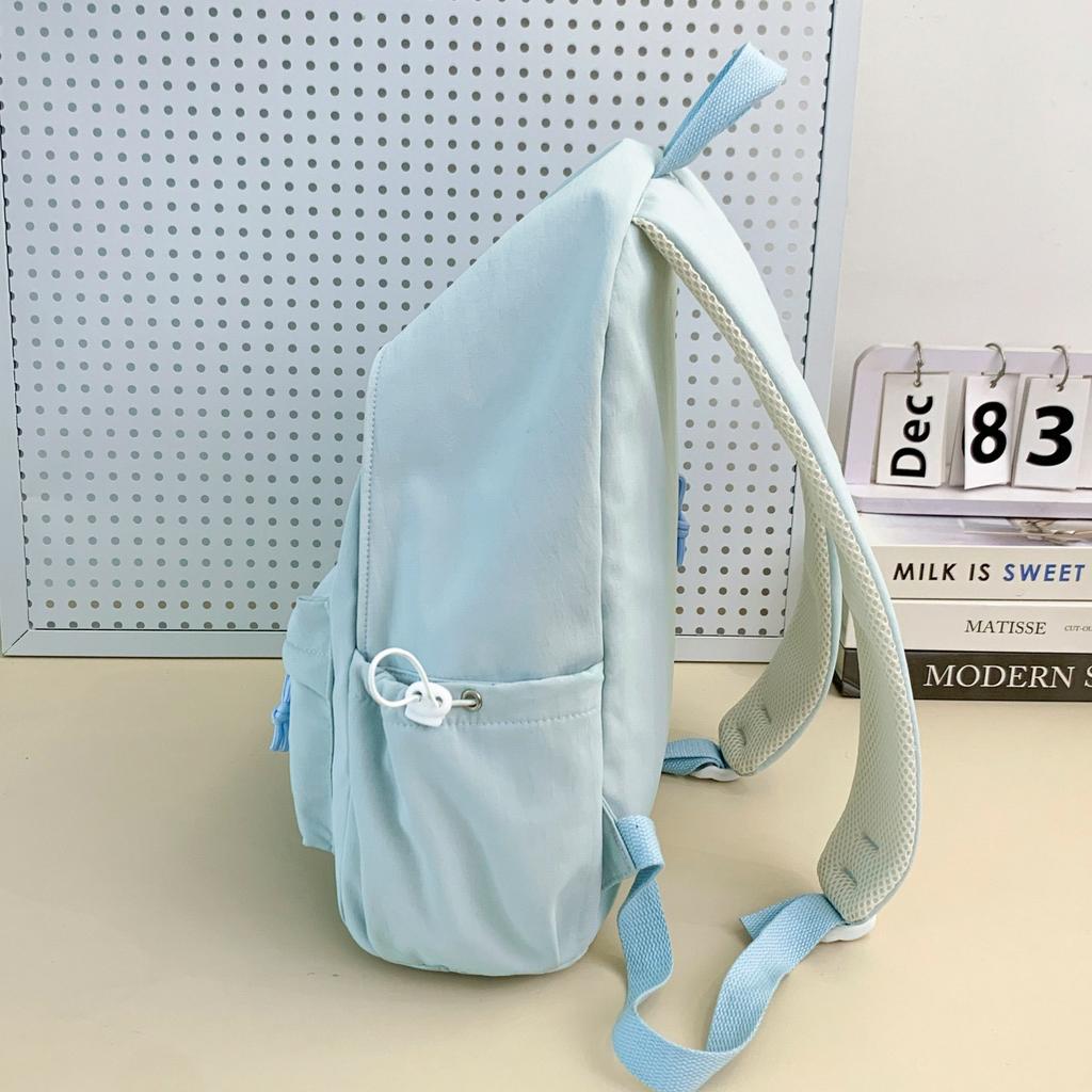 Schoolbag 1011 New Soft and Cute Japanese INS Cute Chic College Student Lightweight Casual Bag for College Students High Attractiveness Large Capacity