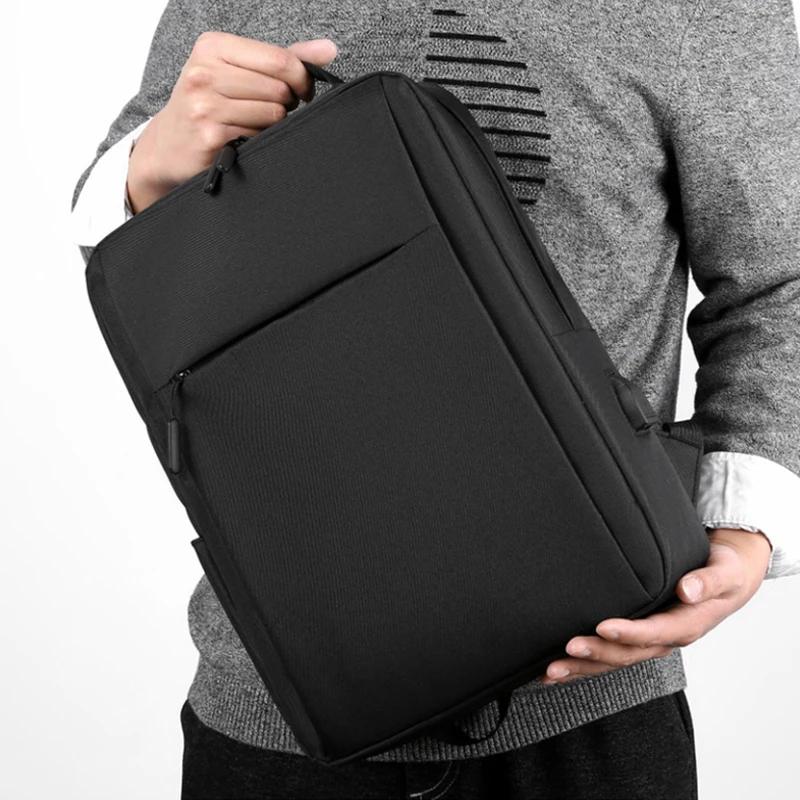 15.6 Inch Laptop Men Backpack Nylon Travel Male Laptop Backpack Usb Charging Computer School Backpacks Waterproof Bag For Men