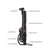 RION Bicycle Pump Portable Aluminum Bike Pumps UK FR US Valve Inflator Mountain Road Bike Accessories Lightweight Multi-function