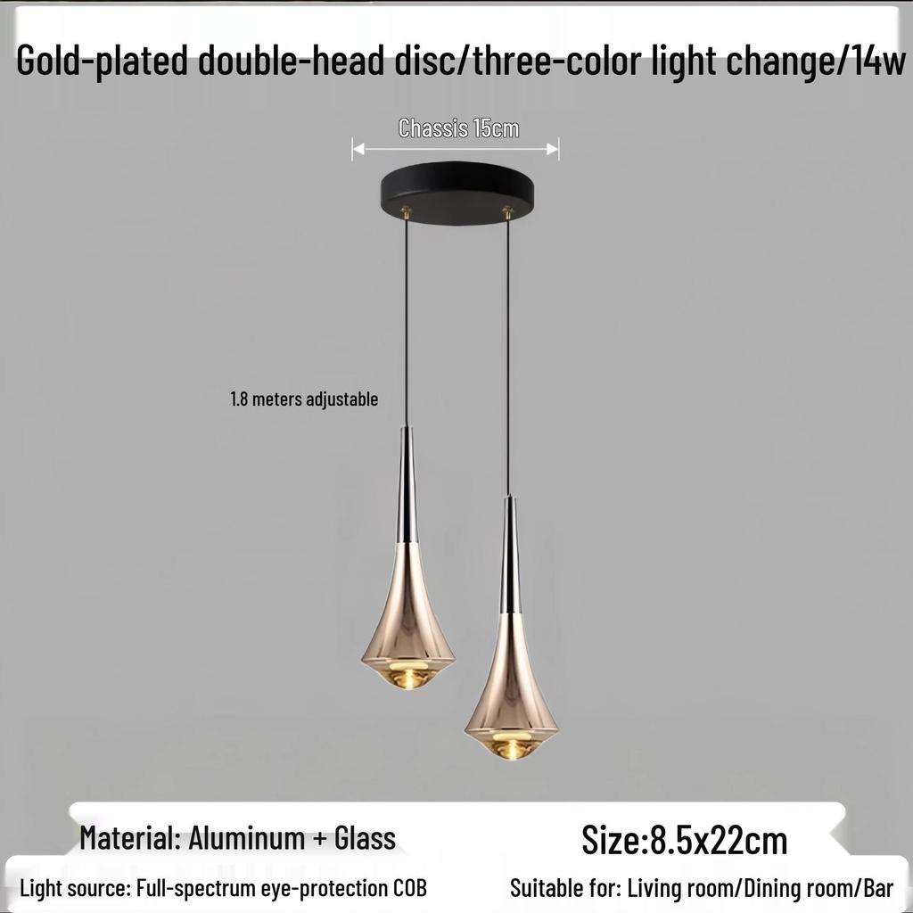 Modern Minimalist Liftable Luxury Pendant Light for Bedroom and Dining Room