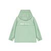 FILA Solid Color Zip-Up Hooded Sports Jacket Women jackets Moss-Green F11W414705F-KK