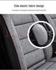 Five-Seater Full Coverage Coarse Linen Car Seat Cushion Cover
