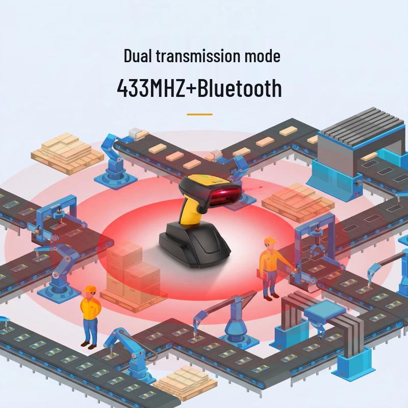 Comi WE40D Wireless Bluetooth 1D/2D Barcode Scanner
