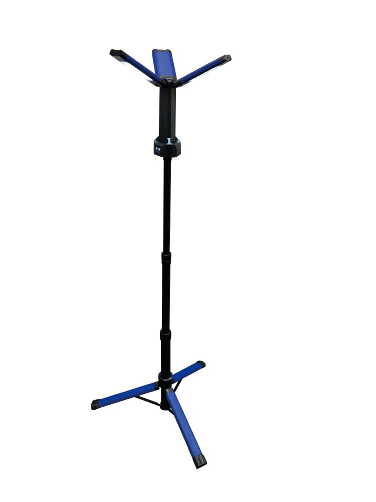 SIGNET Rechargeable LED Folding Stand Light, Type C Charging Port, Max 1800 Lumens, 96100