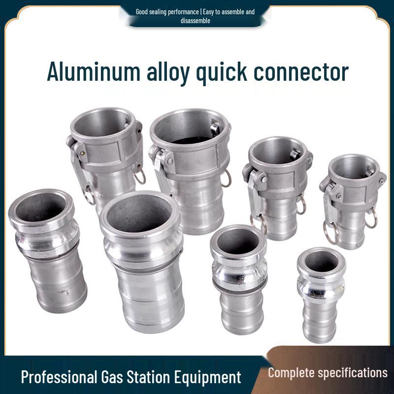 Aluminum Alloy CE Quick-Connect Male & Female Hose for Oil Discharge and Water Sprinklers