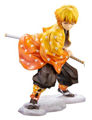 ARTFX J Demon Kimetsu No Yaiba Zenitsu Agatsuma Scale PVC Painted Finished Figure Slayer 1/8