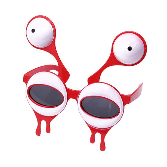 Novelty Alien Glasses Big Eyes Alien Sunglasses Halloween Costume Accessory for Carnival Festivals Cosplay Party Supplies