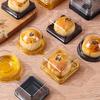 10Pcs Clear Plastic Mini Cupcake Boxes Muffin Pod Dome Container Muffin Boy για Γαμήλια Γενέθλια Διακοσμήσεις ψησίματος