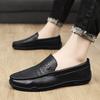 Mode Leder Herren Freizeitschuhe Slipper Italienische Formelle Slipper Luxusmarke Bequeme Herren Mokassins Weiche Herren Fahrschuhe