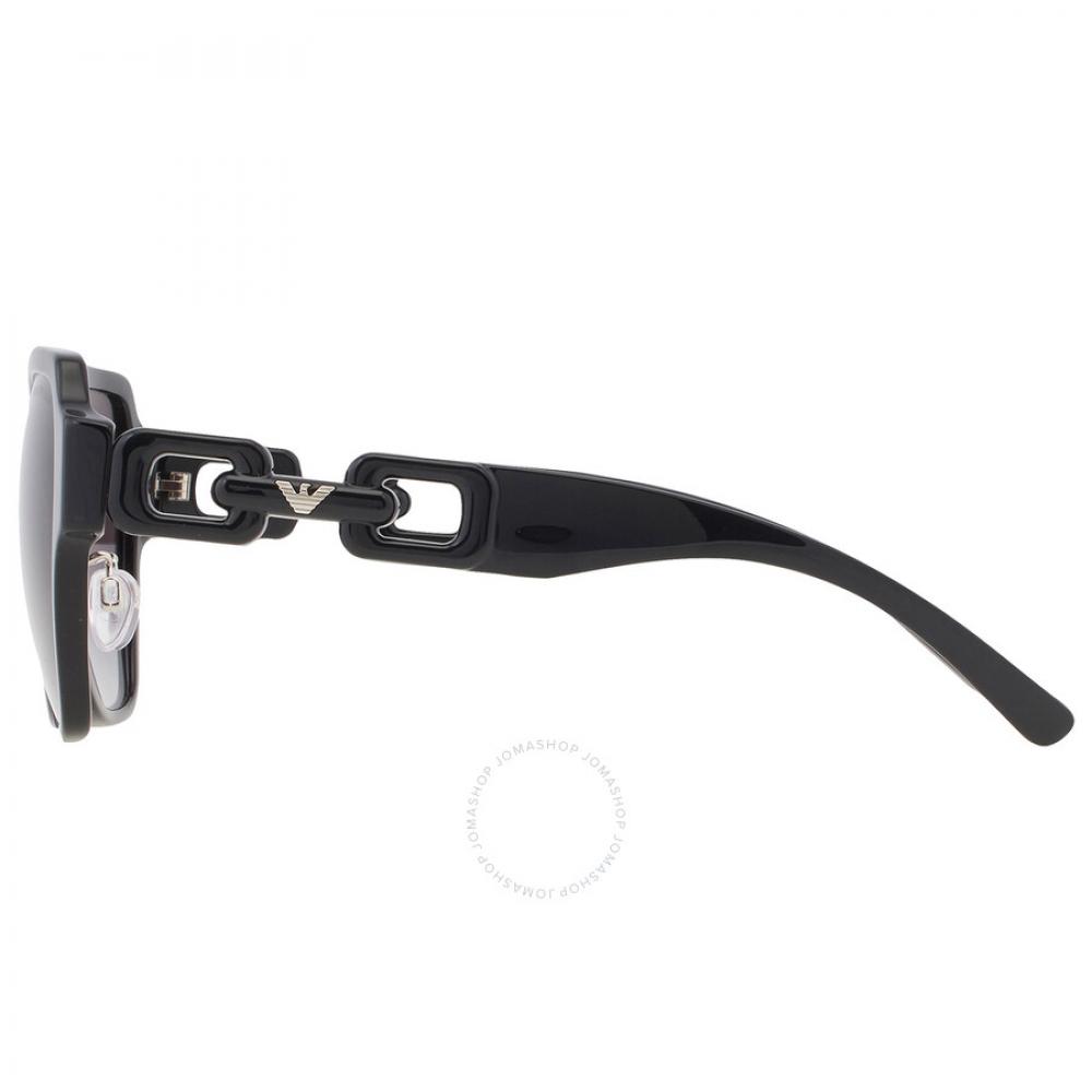 Emporio Armani Gradient Gray Butterfly Ladies Sunglasses Ea4202f 50178g 56