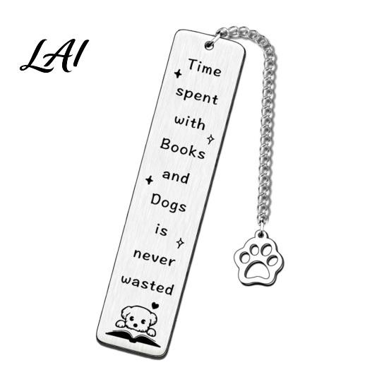 Gift for Book Lovers Cute Cat Bookmark Funny Metal Page Marker with Creative Durable Bookmark Quotes Stainless Steel Readers Lover Rust Proof