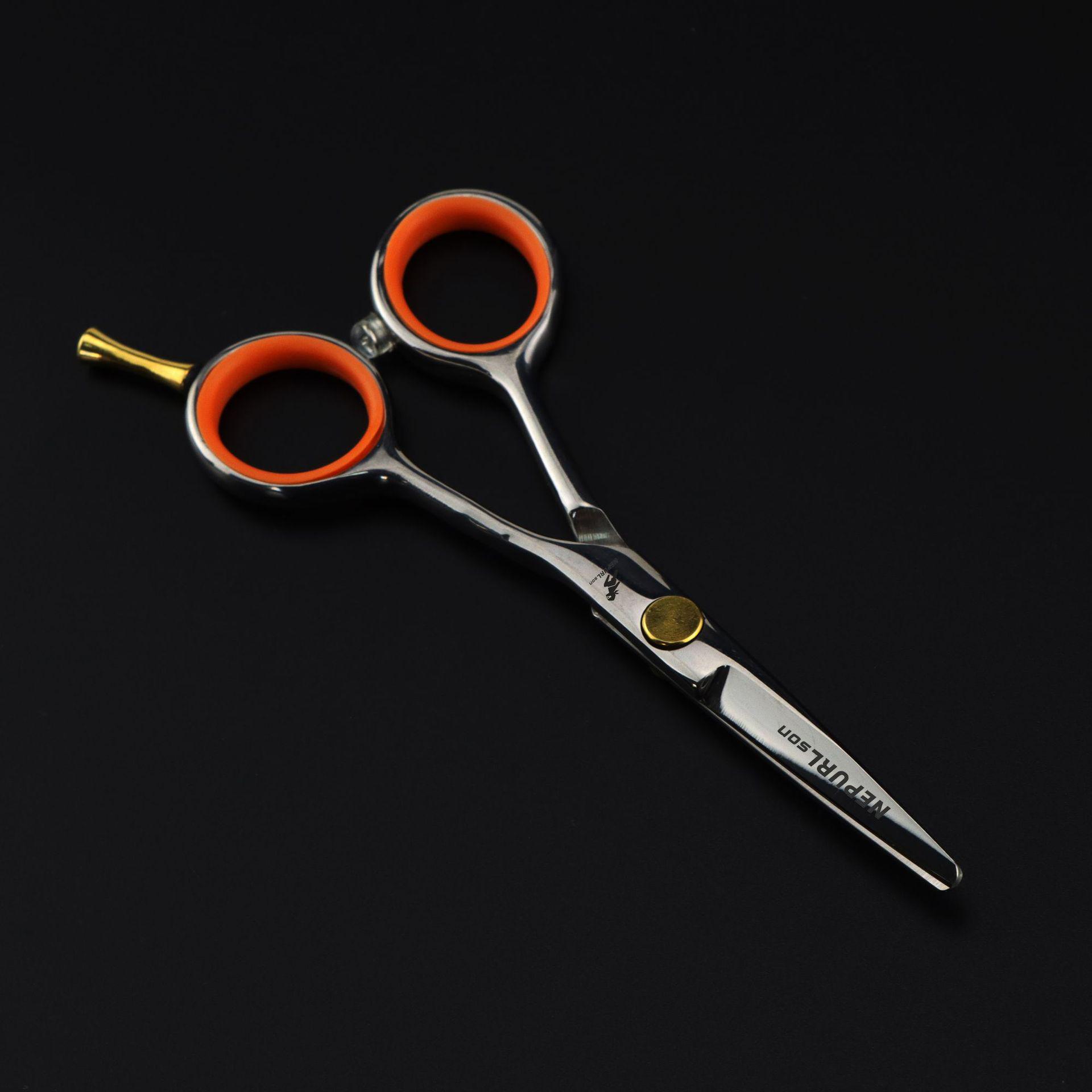 4, 5, 5.5-inch Straight Hairdressing Scissors for Barbers