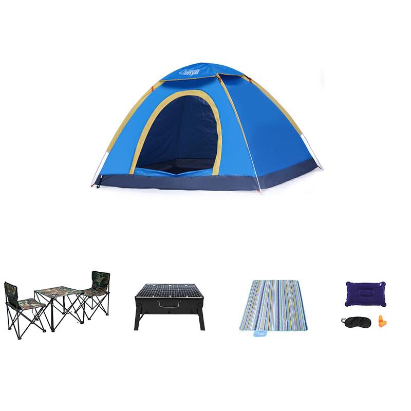 Wolfwalker Double Pop-Up Tent & Camping Essentials Kit