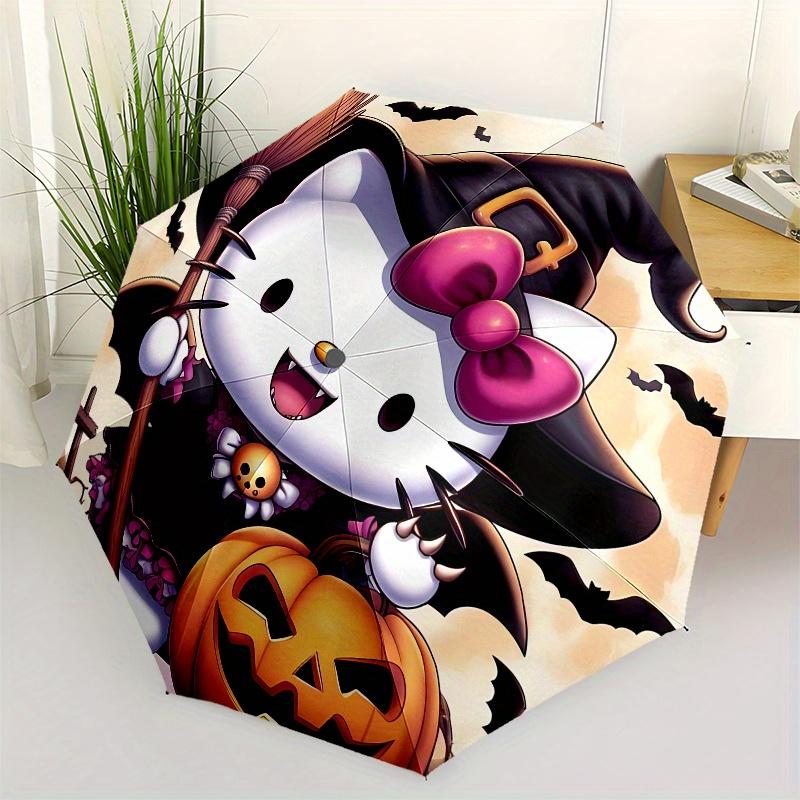

Witch,Pumpkin Automatic Umbrella-Foldable, Durable 8-Bone Design, Compact and Stylish, Great for Camping, Halloween, Christmas, Mother s Day