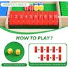 Four-Sided Flip Card Games Intellectual Educational Game Box Dice Toys Parent-Child Games Shut Wooden Number Game Board Games