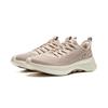 Li-Ning Comfortable Simple Non-Slip Wear-Resistant Lightweight Low-Top Casual Running Shoes Women sneaker Beige AGLU320-2
